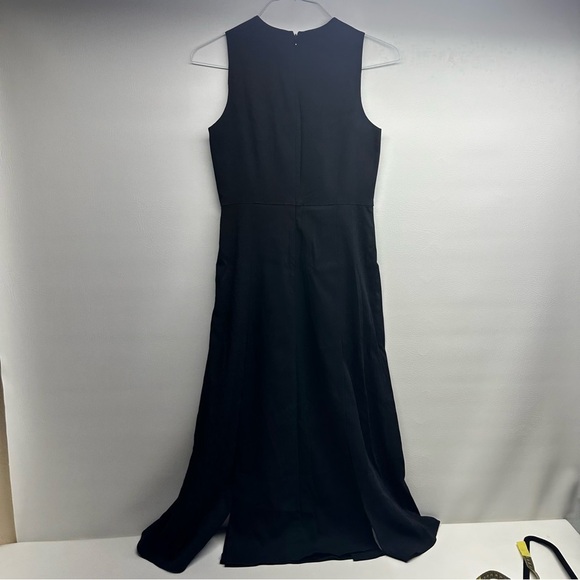 ANN MASHBURN LONG Elegant Black Sleeveless Dress SIZE 6 - Picture 6 of 11